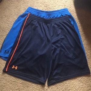 *2 Pairs* under armour shorts. Athletic shorts.